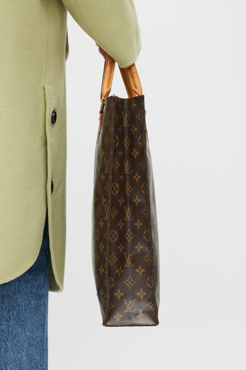 Louis Vuitton Brown Monogram Canvas Sac Plat GM Tote Bag