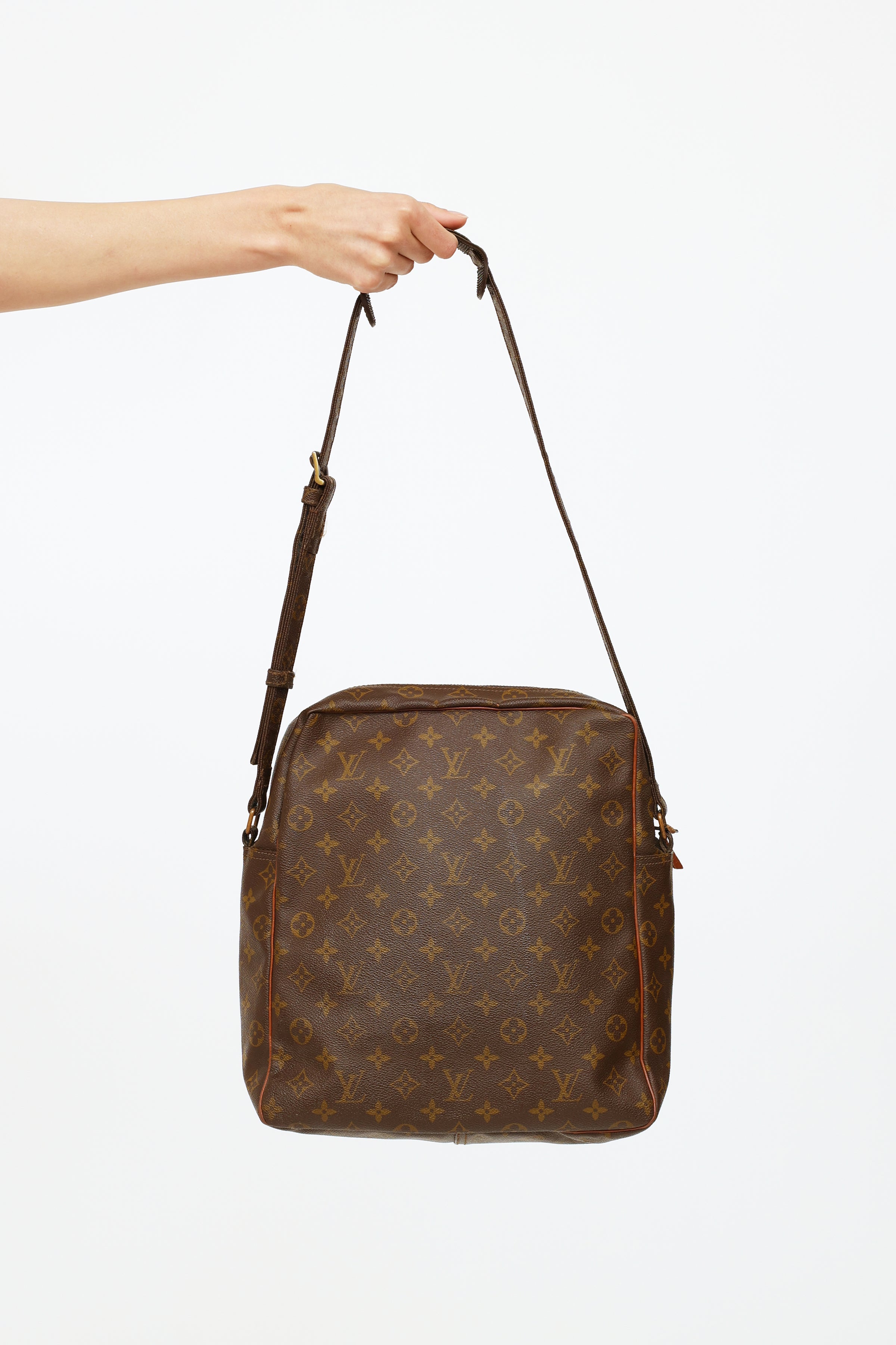 Marceau messenger cloth bag Louis Vuitton Brown in Cloth - 31039597