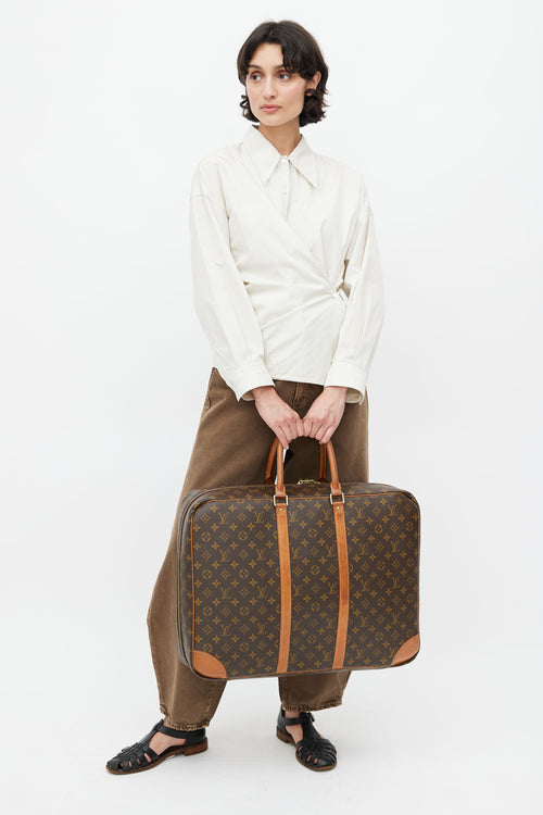 Louis Vuitton Brown Monogram Sirius 55 Luggage