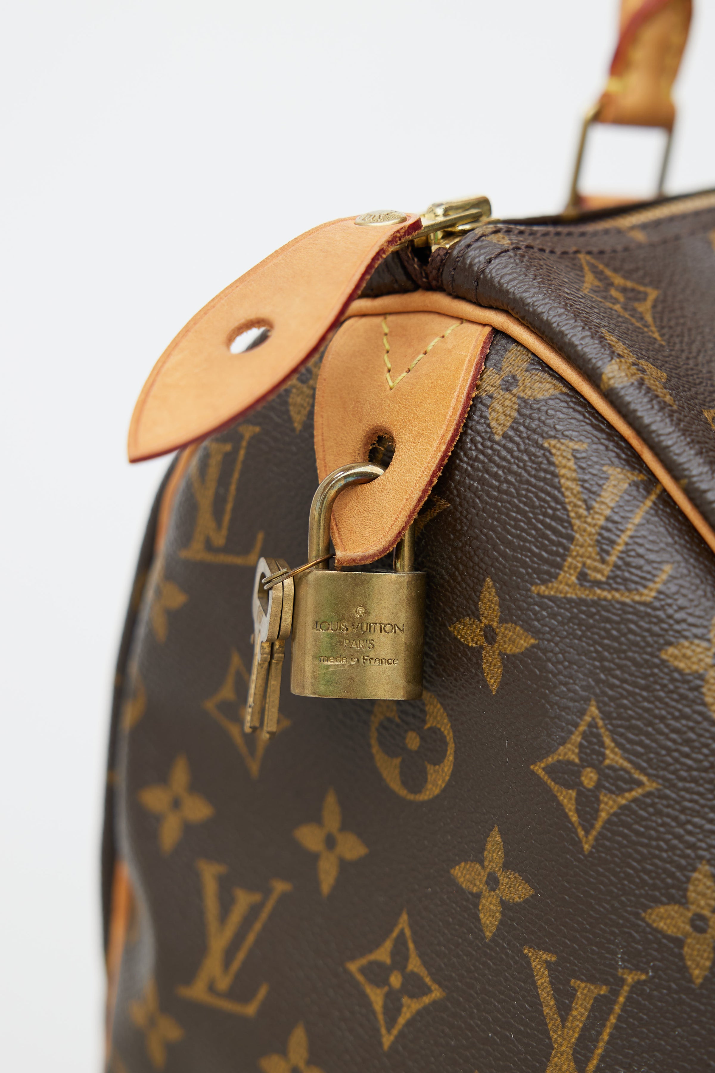 Louis Vuitton // 1991 Brown Monogram Speedy 30 Handbag – VSP Consignment