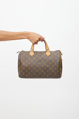Louis Vuitton Brown Monogram Speedy 30 Bag