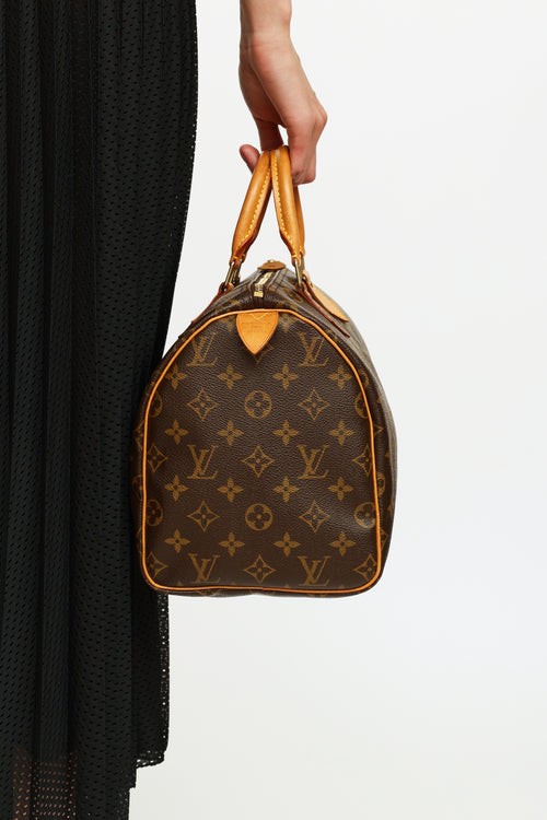 Louis Vuitton 2003 Brown Monogram Speedy 30 Bag