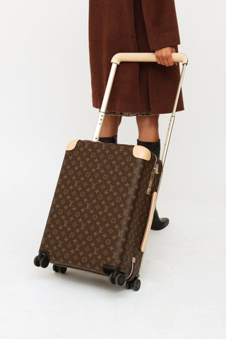 Louis Vuitton Brown Monogram Horizon 50 Suitcase