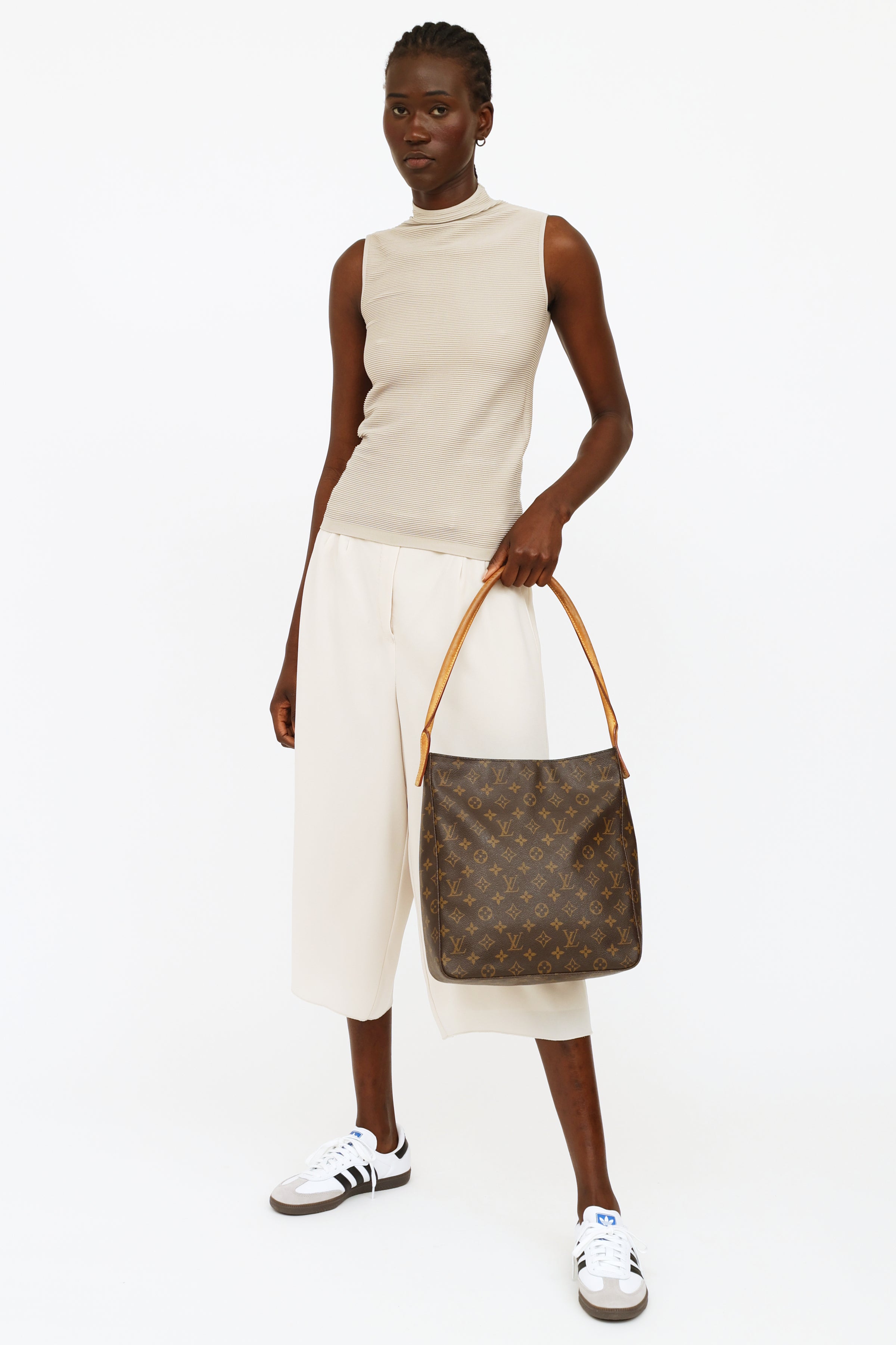 Louis Vuitton // Brown Monogram Loop Shoulder Bag – VSP Consignment