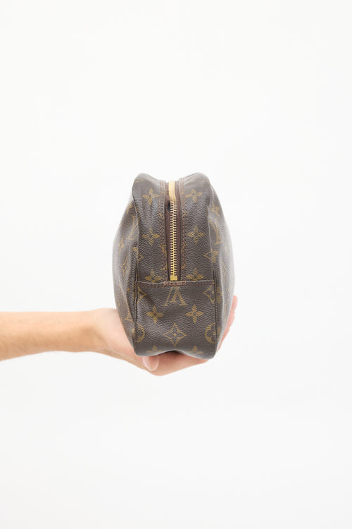 Louis Vuitton Brown Monogram Trousse Toilette 28 Pouch