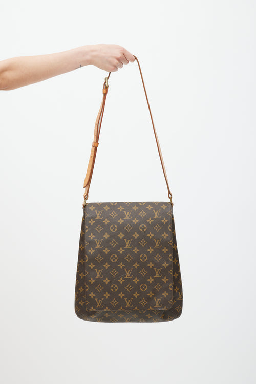 Louis Vuitton Brown Musette Monogram Crossbody Bag