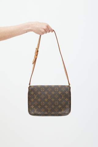 Louis Vuitton Brown Musette Tango Monogram Bag