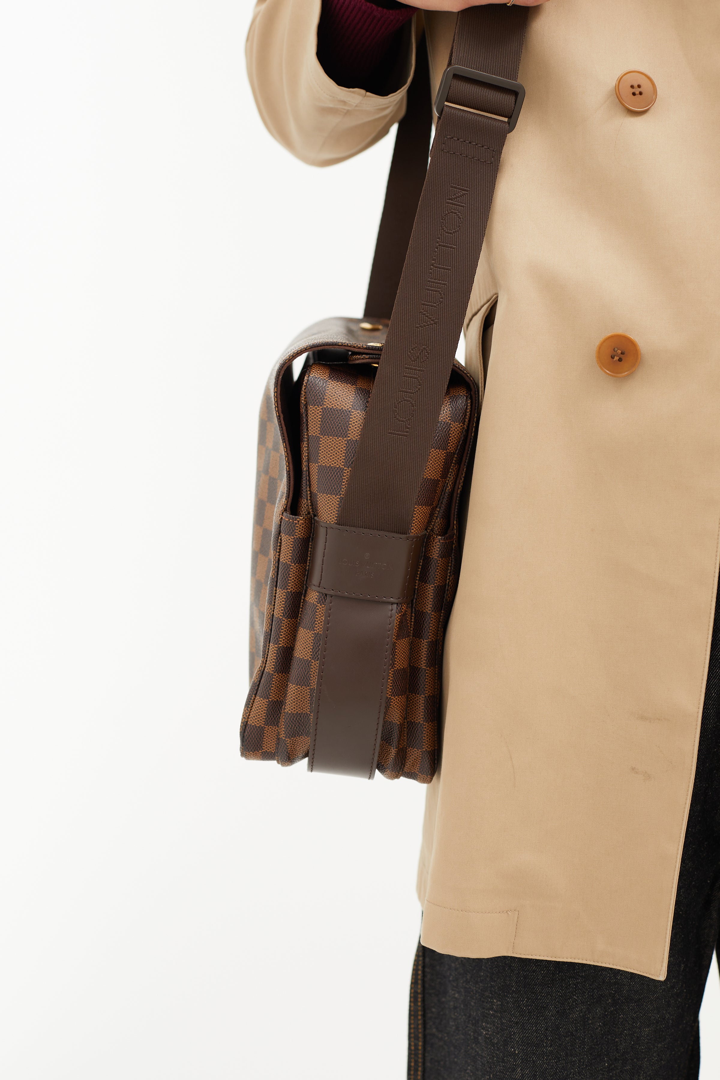 Louis Vuitton // Brown Naviglio Damier Ebene Bag – VSP Consignment
