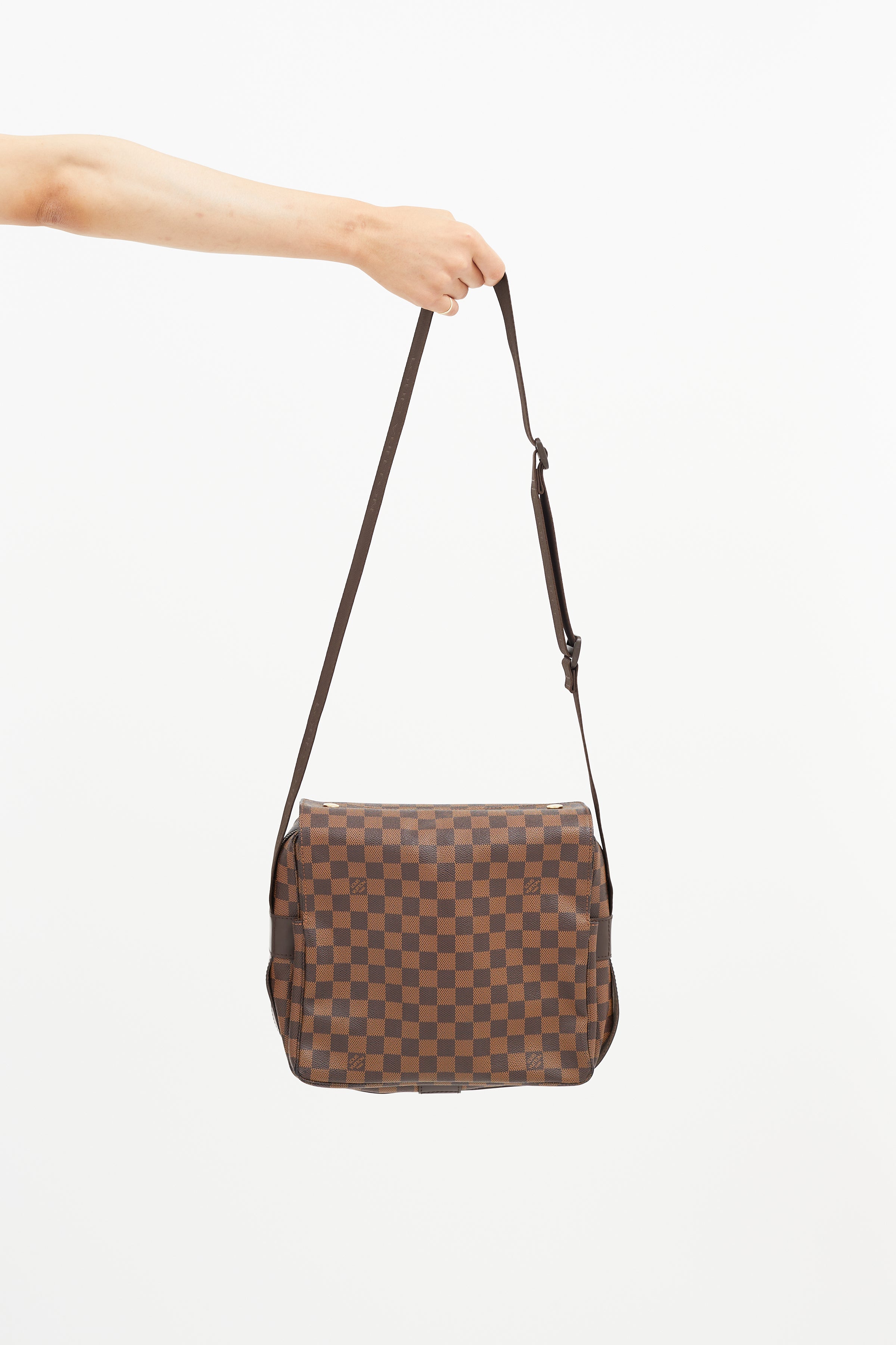 Louis Vuitton // Brown Damier Ebene Naviglio Bag – VSP Consignment