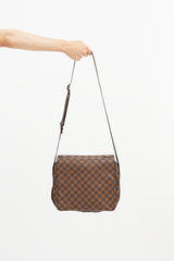Louis Vuitton Brown Naviglio Damier Ebene Bag