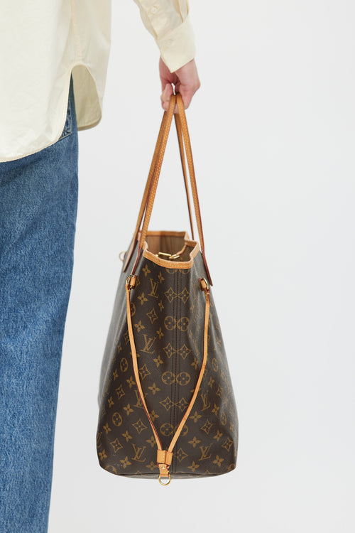 Louis Vuitton Brown Monogram Canvas Neverfull Tote Bag