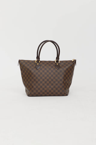 Louis Vuitton 2005 Damier Ebene Saleya MM Bag
