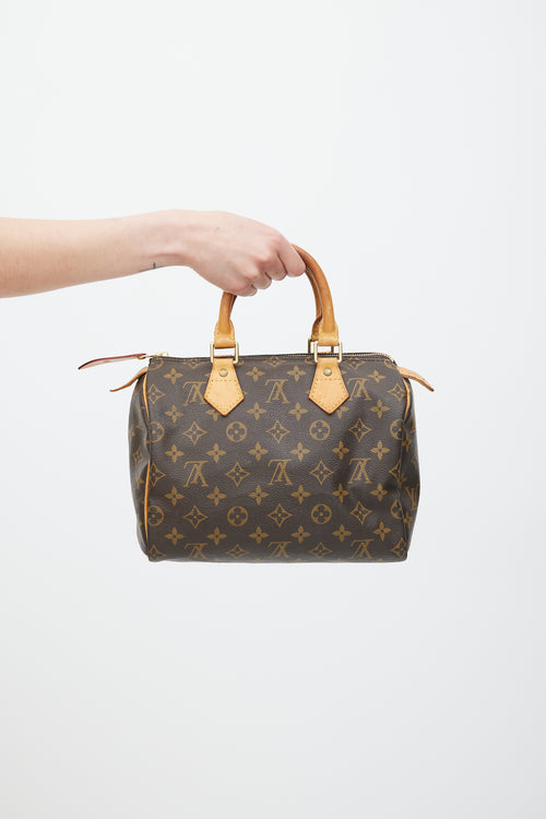 Louis Vuitton Brown Speedy 25 Monogram Bag