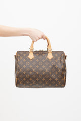 Louis Vuitton Brown Speedy 35 Monogram Bag