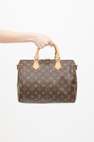 Louis Vuitton Brown Speedy 35 Monogram Bag