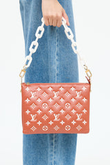 Louis Vuitton Terracotta Monogram Coussin PM Shoulder Bag
