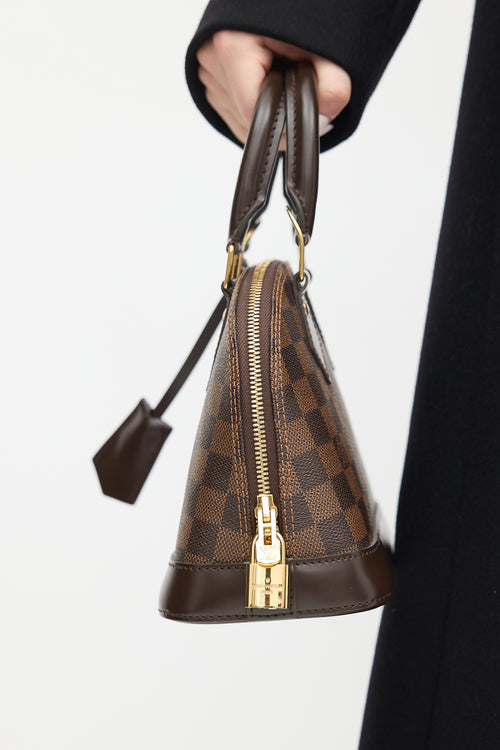 Louis Vuitton Brown Damier Ebene Alma BB Crossbody Bag