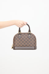 Louis Vuitton Brown Damier Ebene Alma BB Crossbody Bag