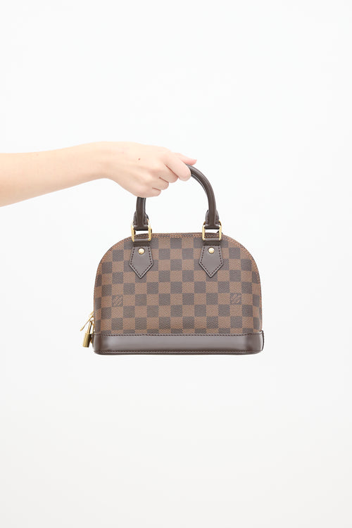 Louis Vuitton Brown Damier Ebene Alma BB Crossbody Bag