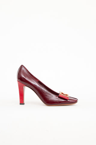 Louis Vuitton 2006 Fleur Logo Pump
