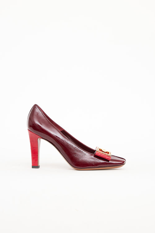 Louis Vuitton 2006 Fleur Logo Pump