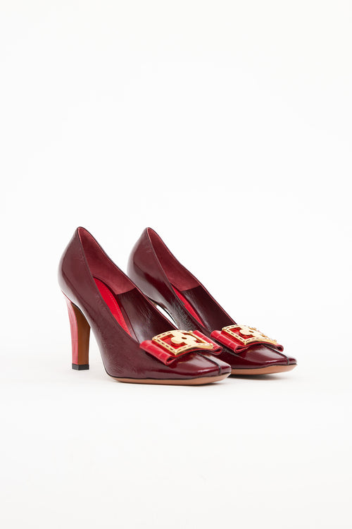 Louis Vuitton 2006 Fleur Logo Pump