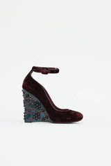 Louis Vuitton2011 Velvet Wedge