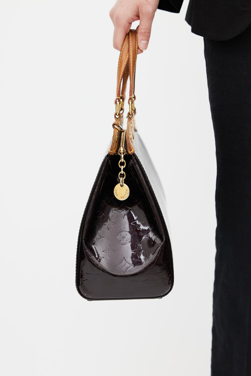 Louis Vuitton Burgundy Amarante Monogram Vernis Brea Shoulder Bag