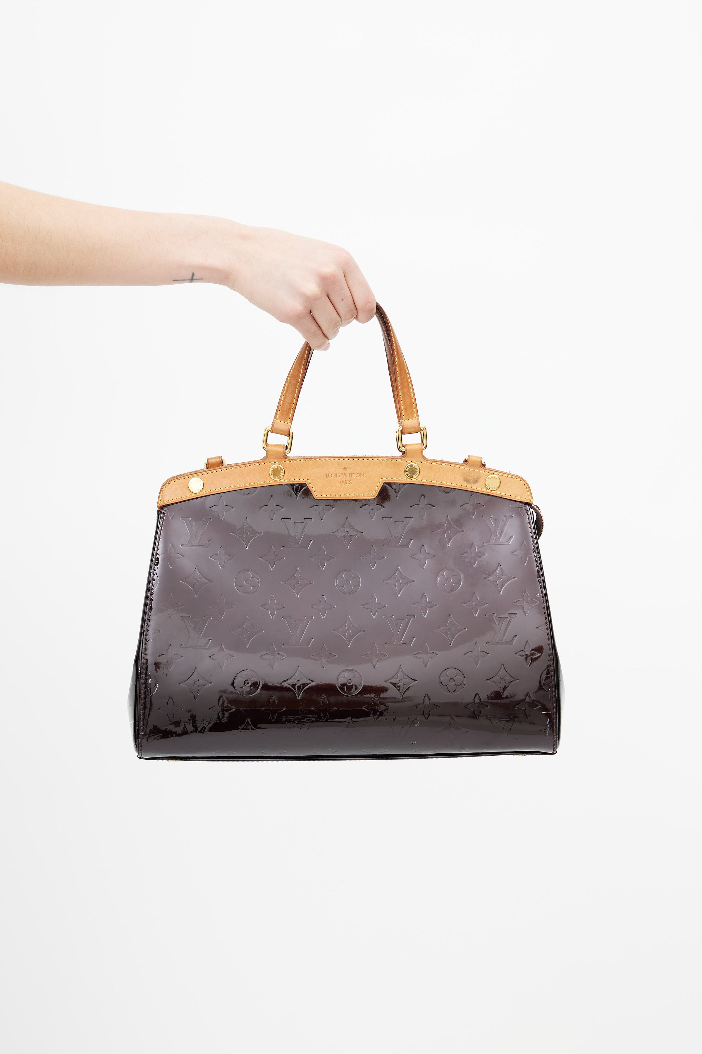 Purple Louis Vuitton Monogram Vernis Rosewood Avenue Shoulder Bag   Designer Revival