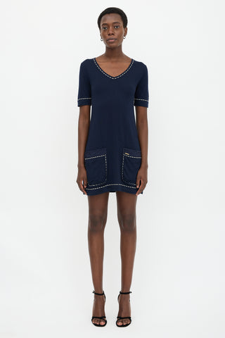 Louis Vuitton Cashmere & Silk Dress