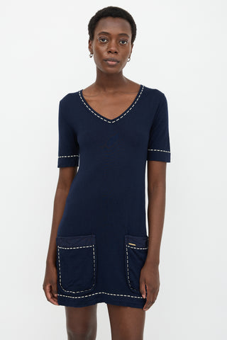 Louis Vuitton Cashmere & Silk Dress