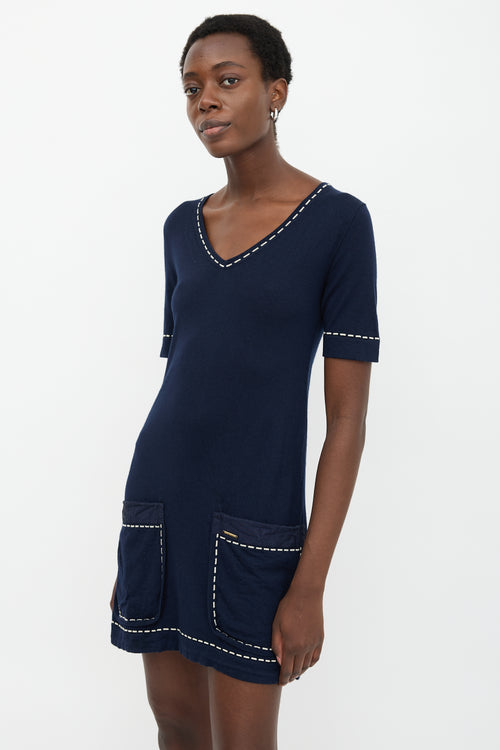 Louis Vuitton Cashmere & Silk Dress