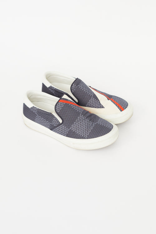 Louis Vuitton Cream & Navy Latitude America's Cup Sneaker