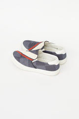 Louis Vuitton Cream & Navy Latitude America's Cup Sneaker