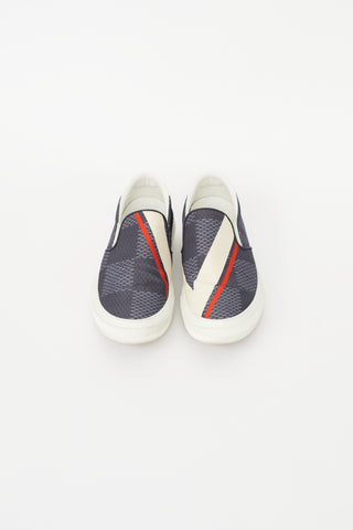 Louis Vuitton Cream & Navy Latitude America's Cup Sneaker