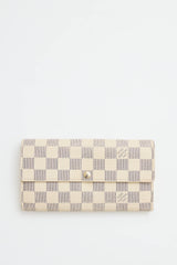 Louis Vuitton 2012 Damier Azur Sarah Wallet