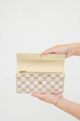 Louis Vuitton 2013 Damier Azur Sarah Wallet