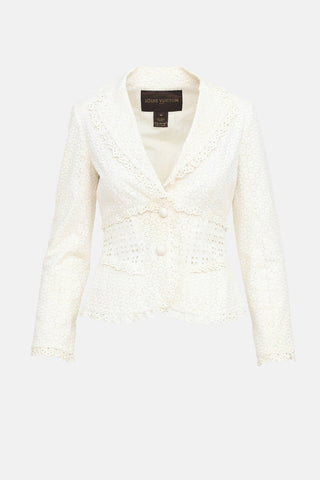 Louis Vuitton 2000s Eyelet Blazer