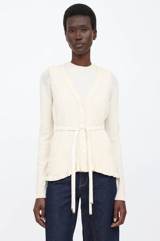 Ribbed Top & Cardigan Co-Ord Set
