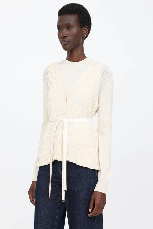 Ribbed Top & Cardigan Co-Ord Set