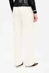 Louis Vuitton Cream Straight Leg Trouser