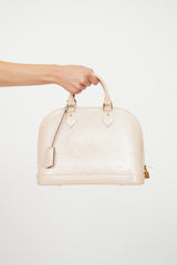 Louis Vuitton Pink Rose Angelique Vernis Alma PM Bag