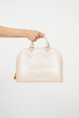 Louis Vuitton Pink Rose Angelique Vernis Alma PM Bag