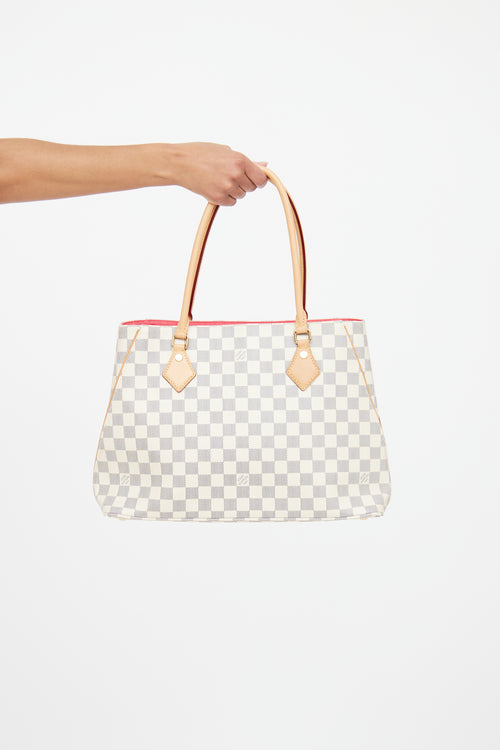Louis Vuitton Cream & Navy Damier Azur Calvi Tote Bag