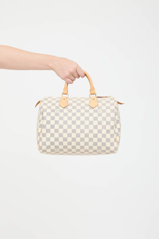 Louis Vuitton 2017 Damier Azur Speedy 30 Bag