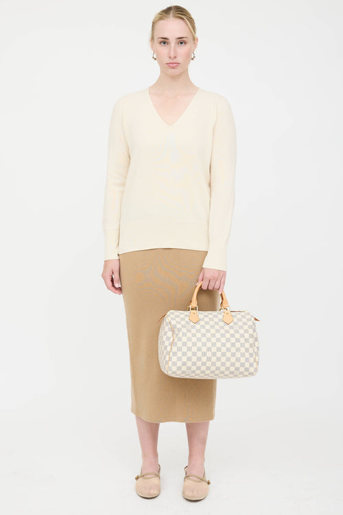 Louis Vuitton 2020 Damier Azur Speedy 30 Bag