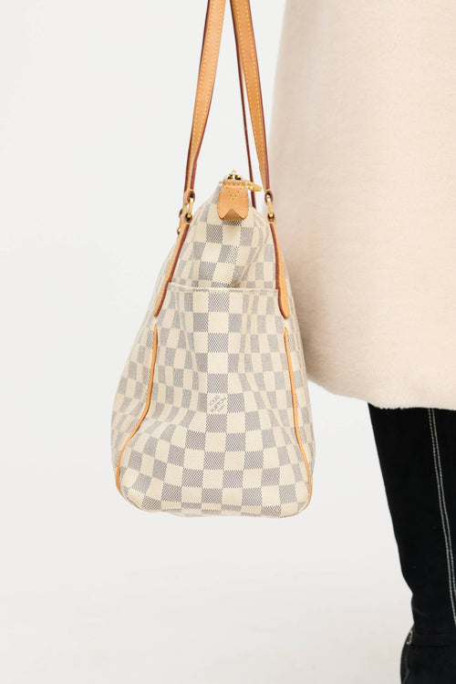 Louis Vuitton 2016 Damier Azur Totally MM Tote Bag