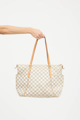 Louis Vuitton 2016 Damier Azur Totally MM Tote Bag