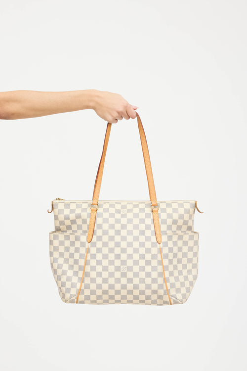 Louis Vuitton 2016 Damier Azur Totally MM Tote Bag
