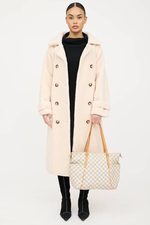 Louis Vuitton 2016 Damier Azur Totally MM Tote Bag